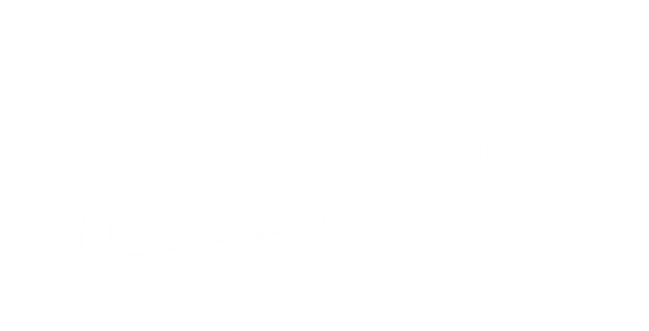Logotyp biały KDWood